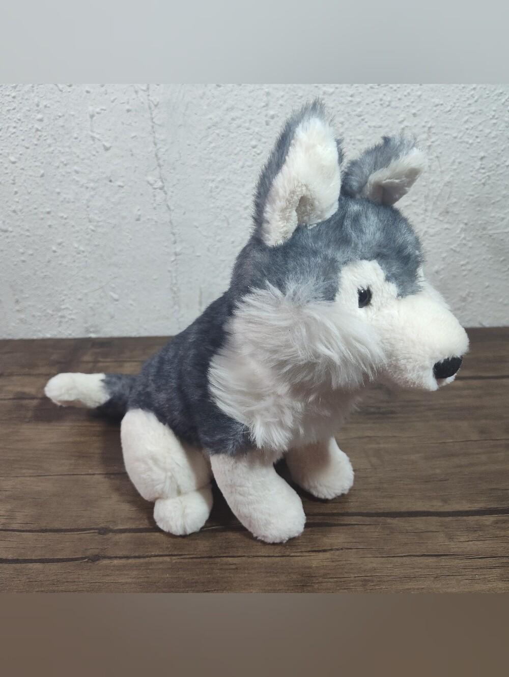 Jellycat Jackson Husky 12” Plush Stuffed Animal Dog Wolf Grey White Retired NWT